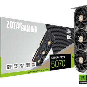 GPU ZOTAC GAMING GEFORCE 5070 SOLID OC 12GB 192BITS GDDR7 - ZT-B50700J-10P