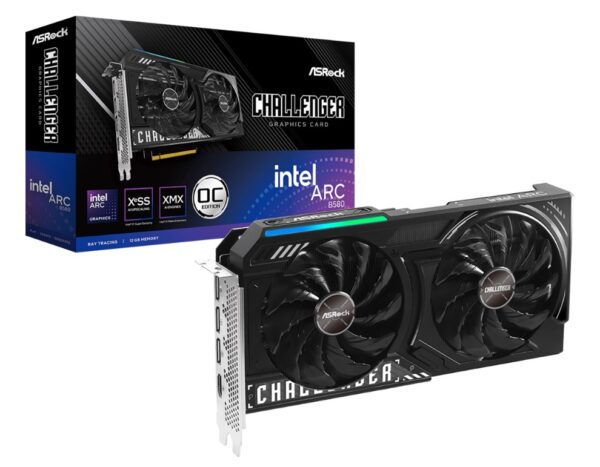 GPU ASROCK INTEL ARC B570 CHALLENGER 10G OC 160 BITS (B570 CL 10GO) 90-GA5KZZ-00UANF