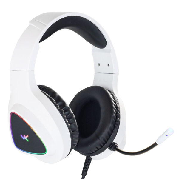 FONE DE OUVIDO HEADSET GAMER CHROMA USB 7.1 RGB BRANCO - GH802