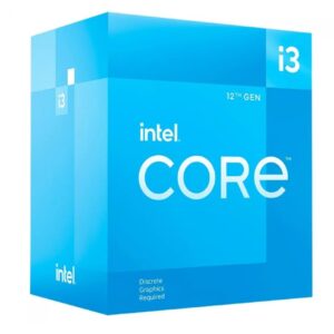 PROCESSADOR INTEL CORE I3-12100 3.3GHZ (TURBO 4.30GHZ) CACHE 12MB 4 NUCLEOS 8 THREADS 12ª GER LGA 1700 BX8071512100