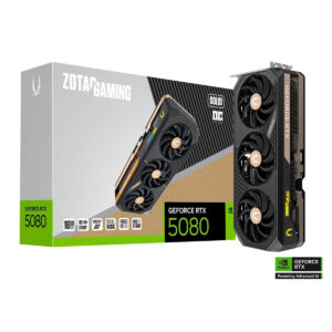 GPU ZOTAC GAMING GEFORCE RTX 5080 SOLID OC 16GB GDDR7 - ZT-B50800J-10P