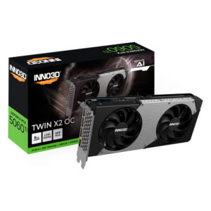 GPU INNO3D GEFORCE RTX 5060 TI 8GB 128BITS GDDR7 TWIN X2 OC N506T2-08D7X-193075N