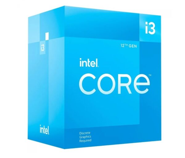 PROCESSADOR INTEL CORE I3-12100F 3.3GHZ (TURBO 4.3GHZ) 5MB CACHE 4 NUCLEOS 8 THREADS LGA 1700 BX8071512100F