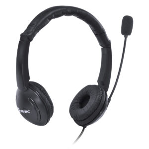 FONE DE OUVIDO HEADSET CORP USB COM MICROFONE - PRETO - VK390